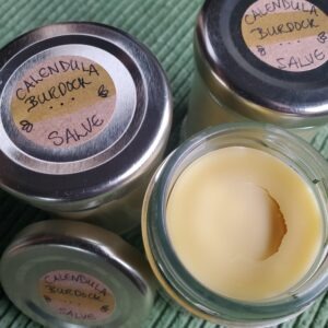 Calendula, Burdock and friends Salve